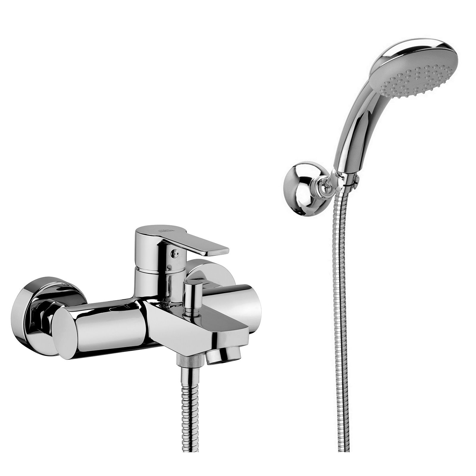 Ducha de mano con accesorios de ducha para grifo, ducha de 3 cabezales en  aluminio, con divisor de grifo, manguera de 59 pulgadas y conexión para
